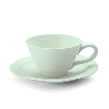Sophie Conran for Celadon Teacup and Saucer Set of 4